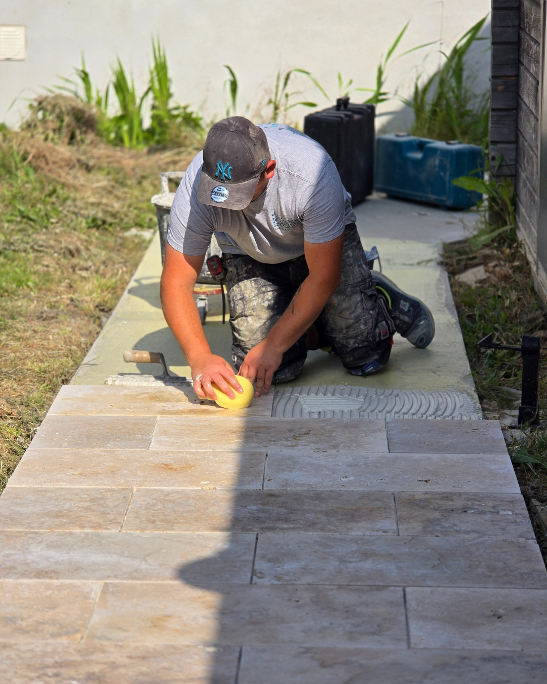 Création carrelage terrasse Belle-Île-en-Mer
