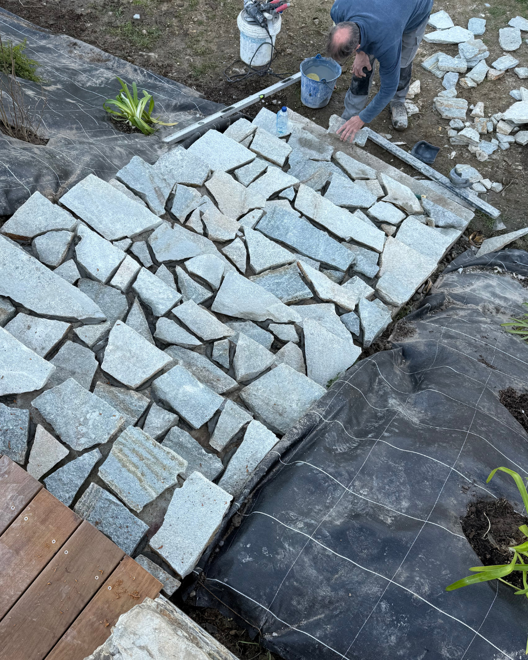 Création carrelage terrasse Belle-Île-en-Mer