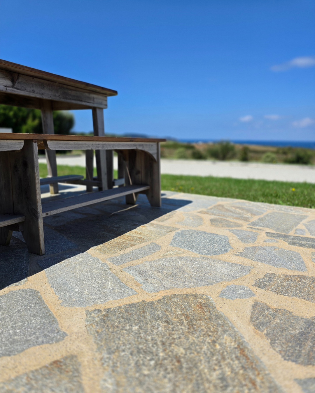 Création carrelage terrasse Belle-Île-en-Mer